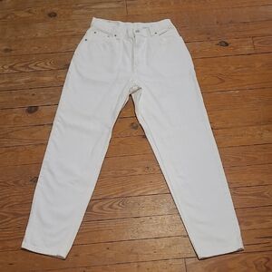 Levi's White Relaxed Fit Jeans